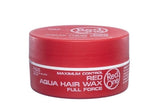 6x RedOne Aqua Hair Wax Red 150ml