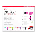 Parlux 385 Power Light Ceramic Ionic Hair Dryer White